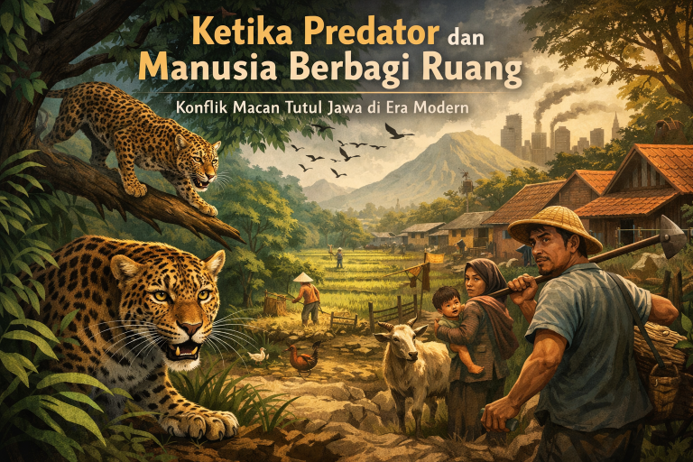 Ketika Predator dan Manusia Berbagi Ruang: Konflik Macan Tutul Jawa di Era Modern